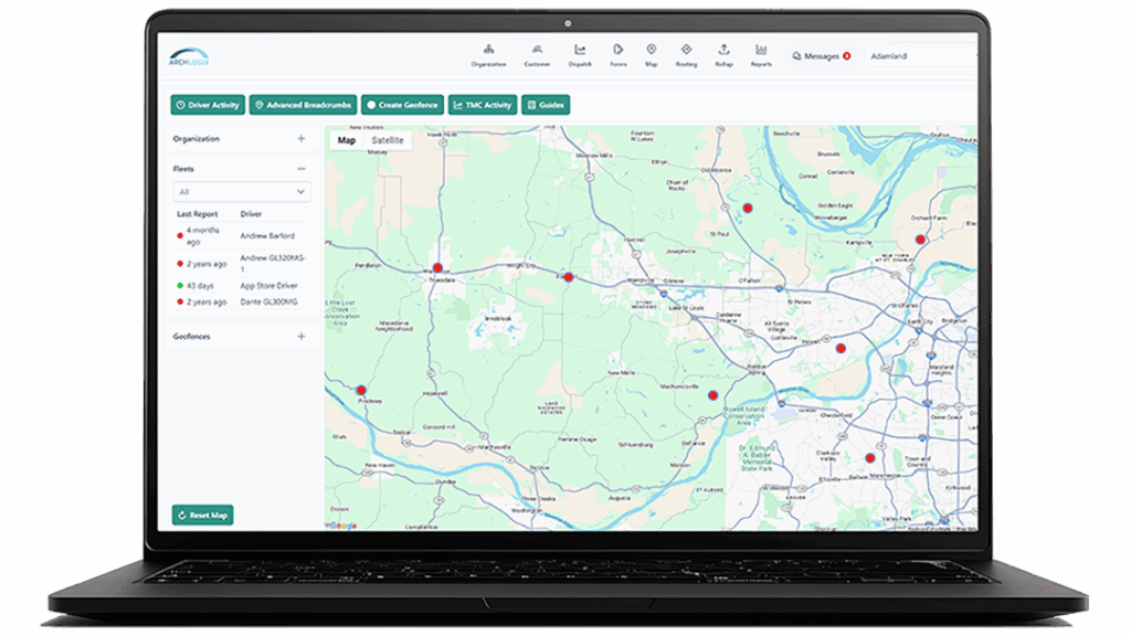 Field operations software that optimizes routes