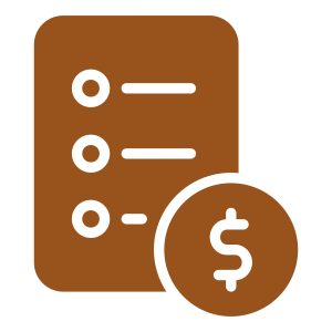 Proof of service software billing icon