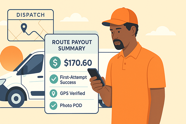 Paying independent drivers and contractors
